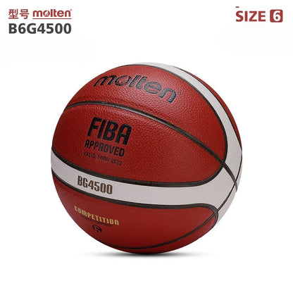 Original Basketball BG4500 No. 6 7, Basketball Training for Adult Youth Children Basketball Training,Free Net and Pin
