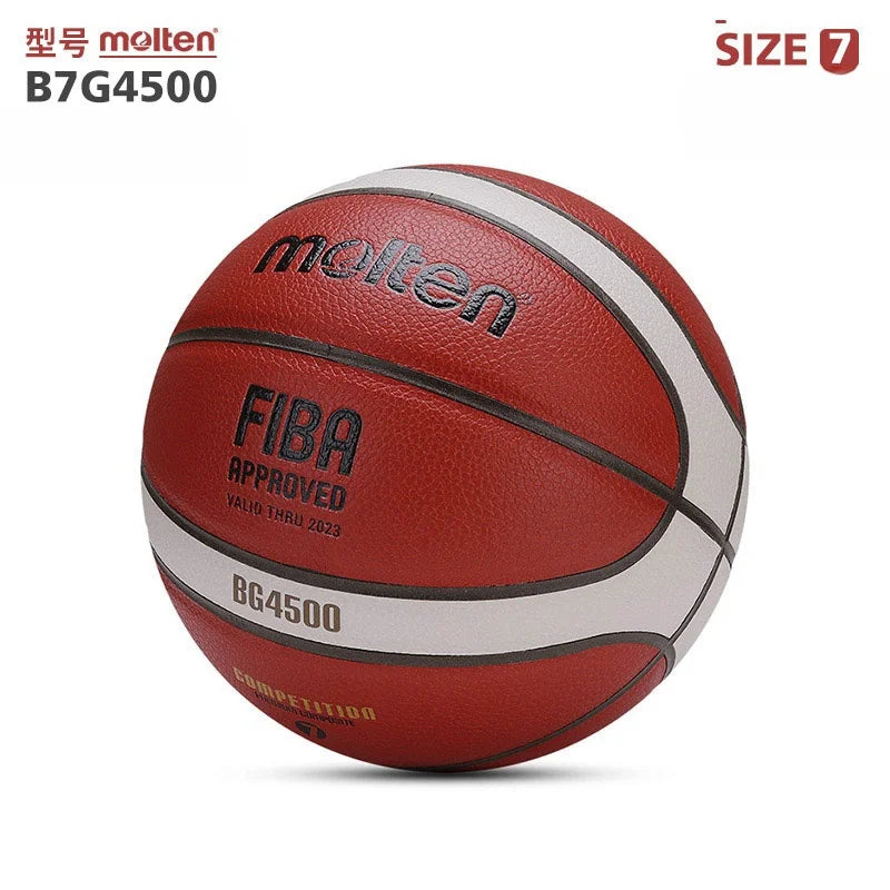 Original Basketball BG4500 No. 6 7, Basketball Training for Adult Youth Children Basketball Training,Free Net and Pin