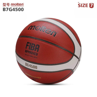 Original Basketball BG4500 No. 6 7, Basketball Training for Adult Youth Children Basketball Training,Free Net and Pin