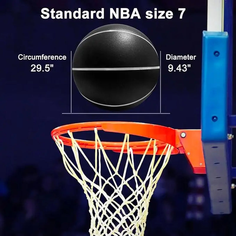 Grooved Airless Silent Basketball Size 7# 6# Men & Women/Children Indoor Dribble Practice Bounce Quiet Soft Foam Ball No Noises