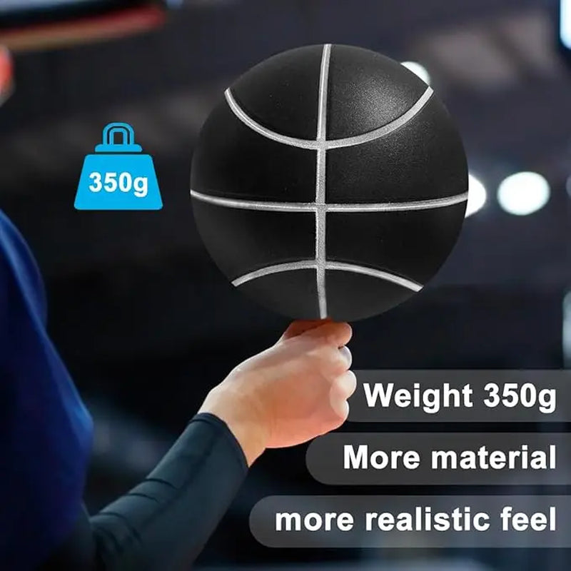 Grooved Airless Silent Basketball Size 7# 6# Men & Women/Children Indoor Dribble Practice Bounce Quiet Soft Foam Ball No Noises