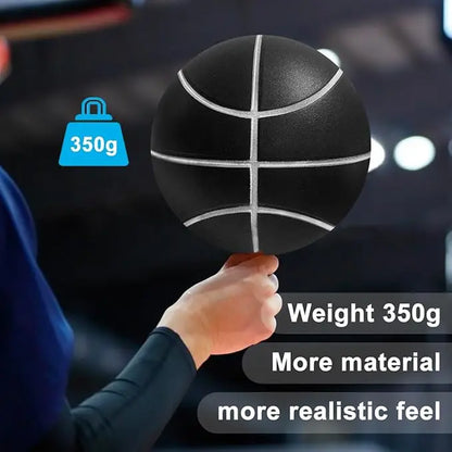 Grooved Airless Silent Basketball Size 7# 6# Men & Women/Children Indoor Dribble Practice Bounce Quiet Soft Foam Ball No Noises