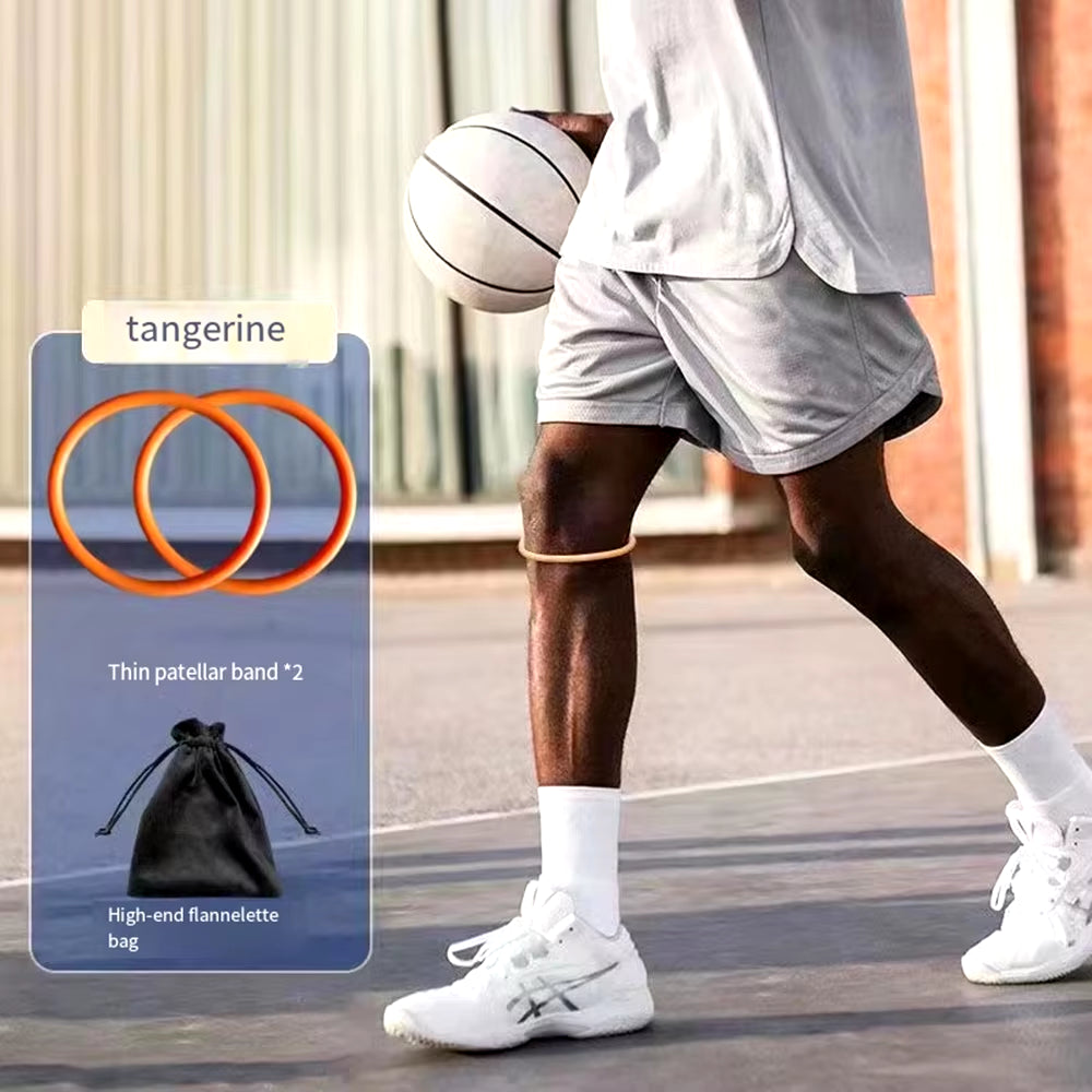 Fine Patella Belt Basketball Knee Force Belt Patella Knee Joint Rope Ring Rubber Band Sports Knee Pad Elastic Fixed Protection
