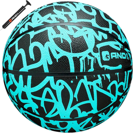 Fantom Graffiti Basketball: Official Regulation Size 7 (29.5") Rubber Basketball