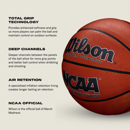 NCAA Street Shot Basketball, Intermediate - 28.5"